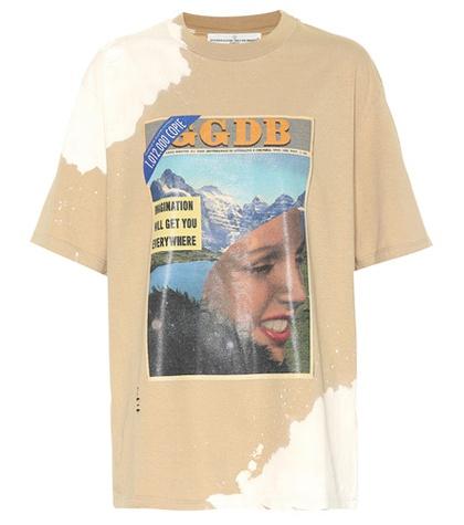 Golden Goose Deluxe Brand Brochure Printed Cotton T-shirt