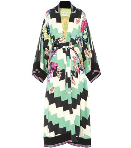 Etro Printed Satin Coat