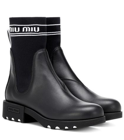 Caroline Constas Leather Ankle Boots