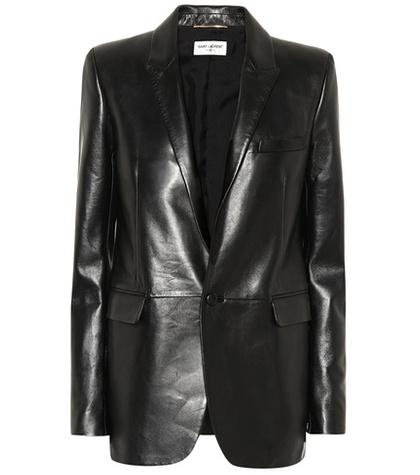 Saint Laurent Leather Blazer