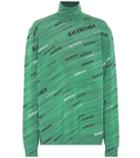 Balenciaga Printed Wool-blend Sweater