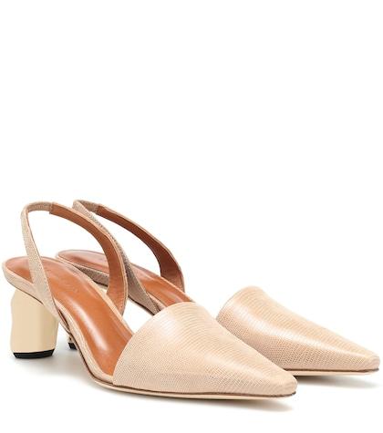 Rejina Pyo Conie Leather Slingback Pumps