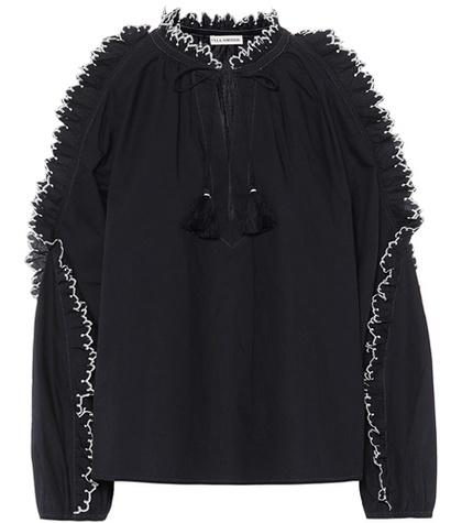 Ulla Johnson Amandine Embroidered Cotton Top