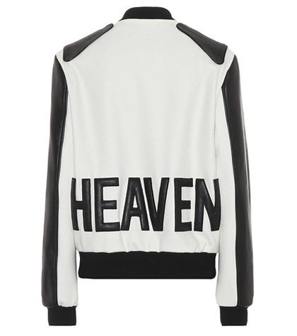 Saint Laurent Leather-trimmed Wool Jacket
