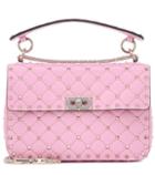 Prada Valentino Garavani Rockstud Spike Leather Shoulder Bag