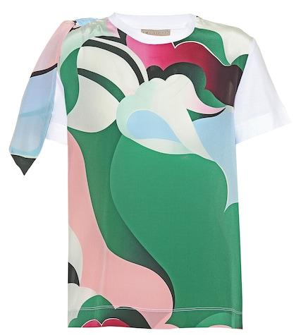 Jil Sander Printed Silk T-shirt