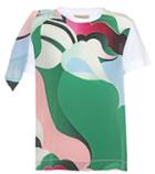Jil Sander Printed Silk T-shirt