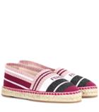 Fendi Printed Jersey Espadrilles