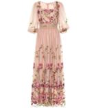 Dolce & Gabbana Floral-embroidered Tulle Gown