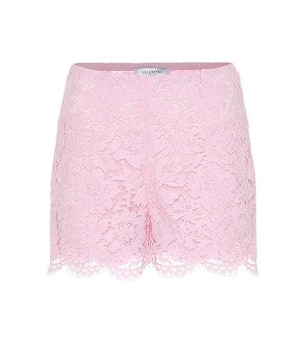 Valentino Floral Lace Shorts