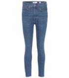 Proenza Schouler High Rise Ankle Crop Skinny Jeans