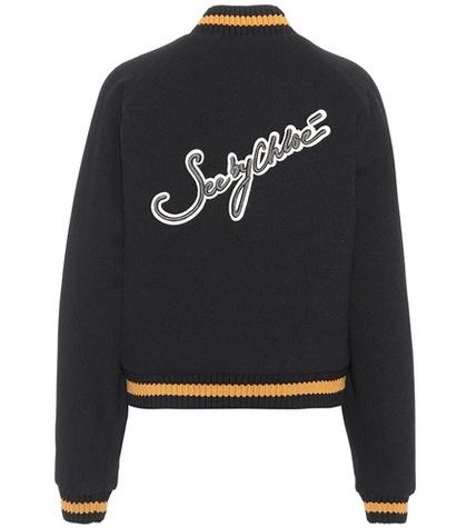 See By Chlo Wool-blend Bomber Jacket
