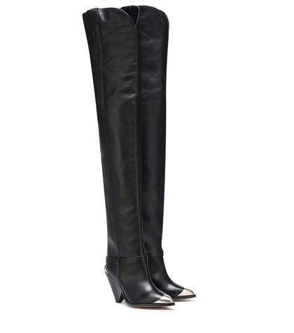 Marc Jacobs Lafsten Leather Over-the-knee Boots