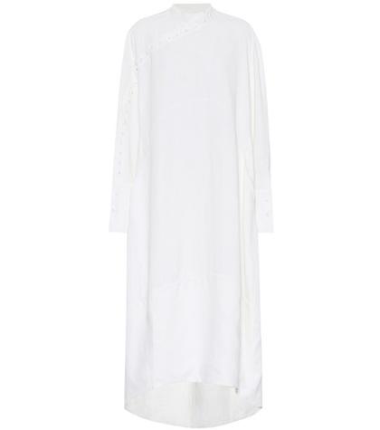 Jil Sander Linen Midi Shirt Dress