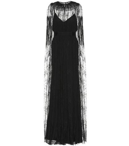 Valentino Lace And Silk Gown