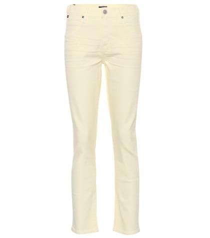 Prada Elsa Cropped Mid-rise Slim Jeans
