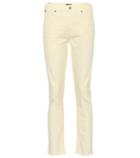 Prada Elsa Cropped Mid-rise Slim Jeans