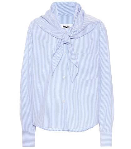 Mm6 Maison Margiela Striped Cotton Shirt