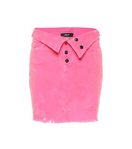 Amiri Denim Miniskirt