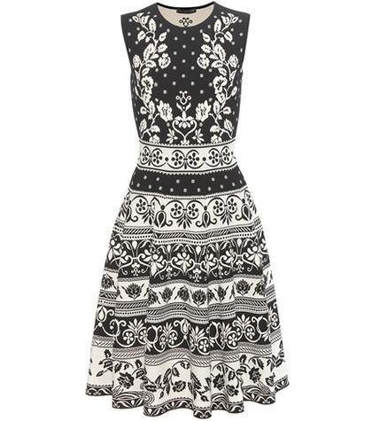 Alexander Mcqueen Jacquard Knit Dress