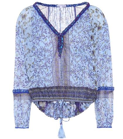 Poupette St Barth Printed Cotton Top