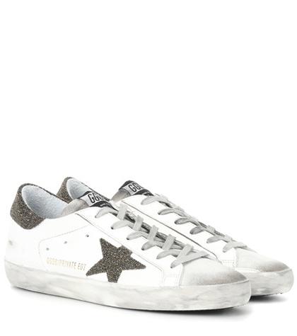 Isabel Marant, Toile Exclusive To Mytheresa.com – Superstar Swarovski Embellished Leather Sneakers