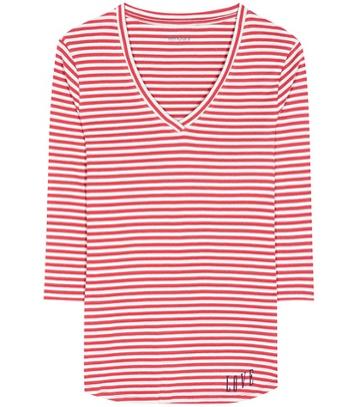 Miu Miu Estelle Striped Cotton T-shirt