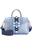 Anya Hindmarch Radius Vere Barrel Metallic Leather Shoulder Bag