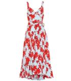 Acne Studios Floral Crêpe Midi Dress