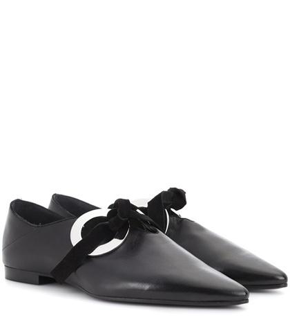 Stella Mccartney Embellished Leather Loafers