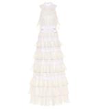 Huishan Zhang Silk-blend Ruffle Dress