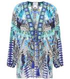Ganni Embellished Silk Cover-up