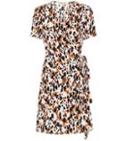 Diane Von Furstenberg Savilla Crêpe Printed Wrap Dress