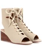 Sonia Rykiel Iness Lace-up Wedge Sandals