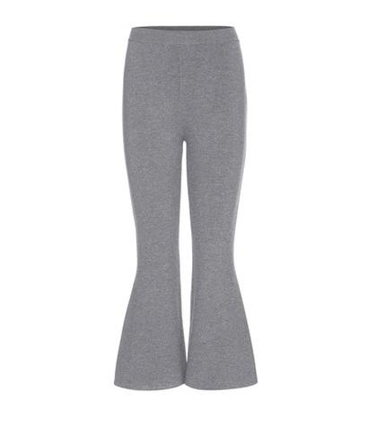 Salvatore Ferragamo Wool-blend Cropped Flared Trousers