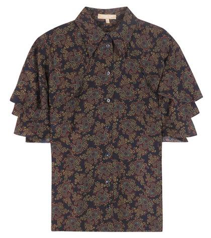  Printed Silk Shirt