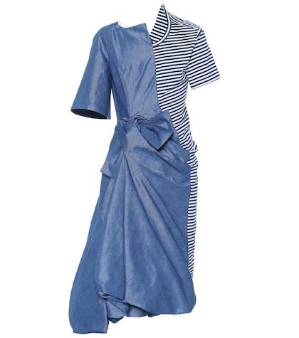 Junya Watanabe Cotton-blend Midi Dress