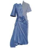 Junya Watanabe Cotton-blend Midi Dress