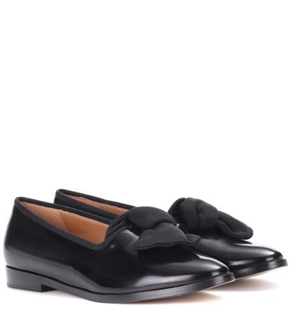 Mansur Gavriel Polished Leather Ballerinas