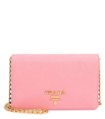 Stella Mccartney Galleria Saffiano Lux Small Shoulder Bag