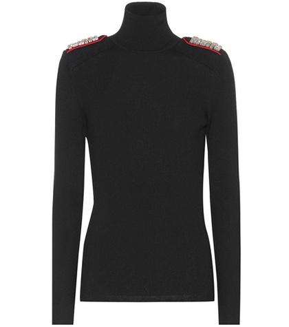 Tod's Brielle Embellished Wool Sweater