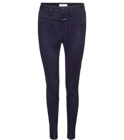 Closed Skinny Pusher Suede Trousers