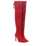 Balenciaga Natalia 100 Suede Over-the-knee Boots