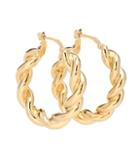 Jw Anderson Gold-plated Hoop Earrings