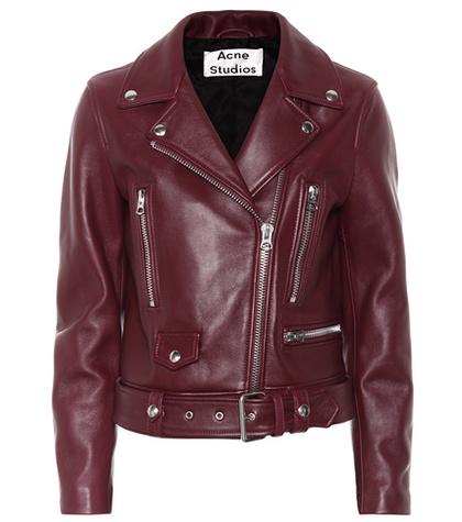 Roger Vivier Mock Leather Biker Jacket