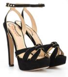 Valentino Plateau Suede Sandals