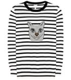 Roger Vivier Striped Wool-blend Sweater