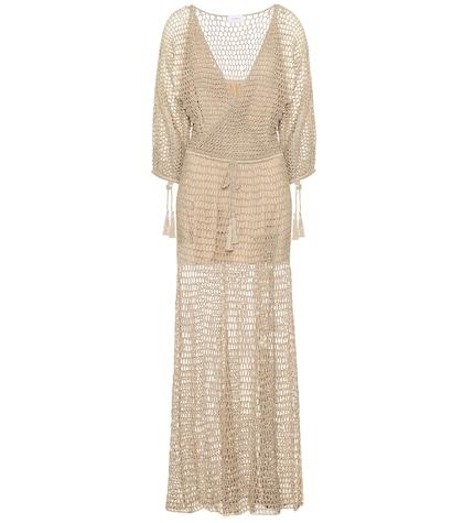 Anna Kosturova Stevie Crochet Maxi Dress