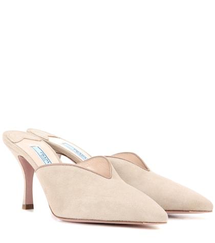 Miu Miu Suede Mules