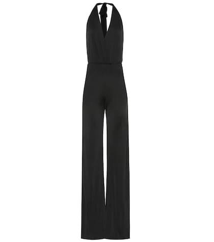 Galvan Mamounia Embellished Jersey Jumpsuit
